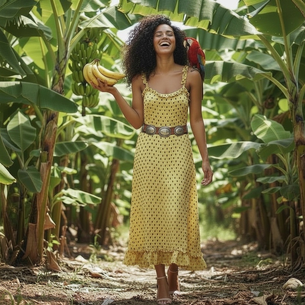 Faithful The Brand polkadot stretchy dress